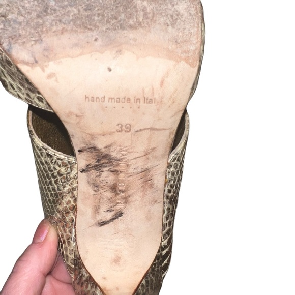 🌟MANOLO BLAHNIK🌟 AUTHENTIC 🌟       SZ 39 EU 8.5 US - Picture 8 of 8